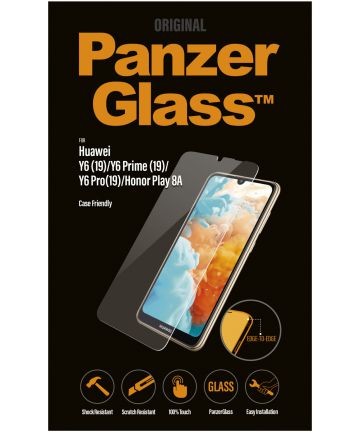 PanzerGlass Huawei Y6s / Y6 (2019) Case Friendly Screenprotector Screen Protectors