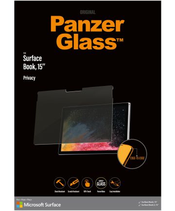 PanzerGlass Microsoft Surface Book / Book 2 Privacy Screenprotector Screen Protectors