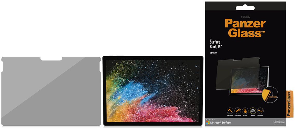 PanzerGlass Microsoft Surface Book / Book 2 Privacy Screenprotector afbeelding 4