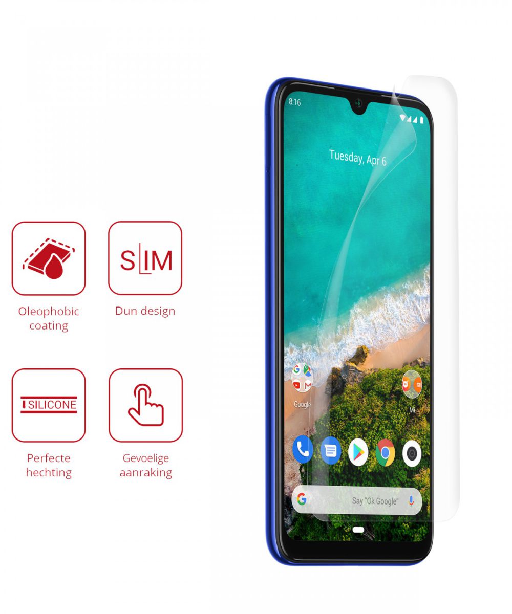 Rosso Xiaomi Mi A3 Ultra Clear Screen Protector Duo Pack afbeelding 2