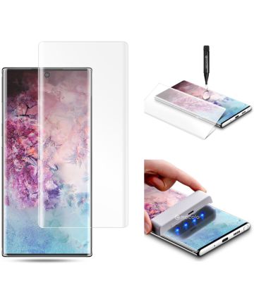Galaxy Note 10 Tempered Glass Screenprotector [UV lichtbestraling] Screen Protectors
