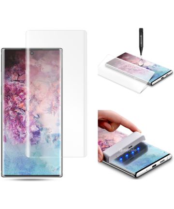Galaxy Note 10 Plus Tempered Glass [UV lichtbestraling] Screen Protectors