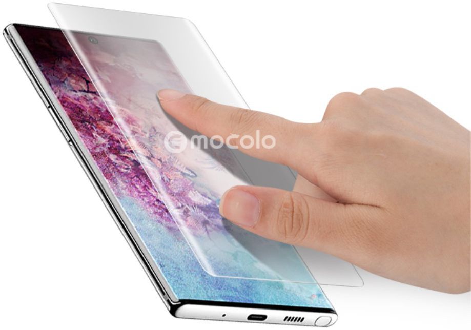 Galaxy Note 10 Plus Tempered Glass [UV lichtbestraling] afbeelding 6