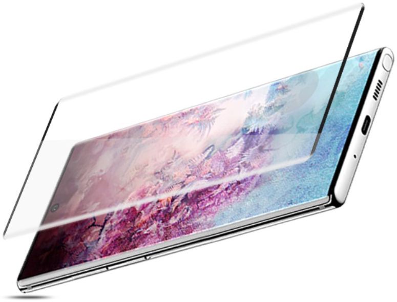 Galaxy Note 10 Plus Volledig Dekkende Tempered Glass Screen Protector afbeelding 4
