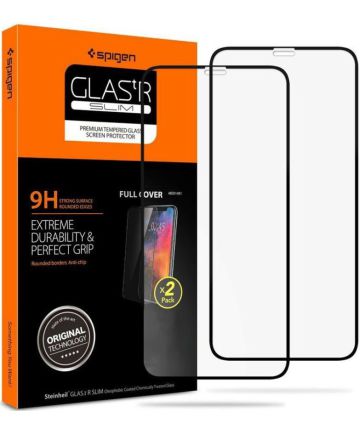 Spigen GLAS.tR Slim Apple iPhone 11 / XR Tempered Glass (2 Pack) Screen Protectors