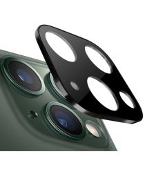 Apple iPhone 11 Pro / Pro Max Camera Lens Metal Ring Protector Zwart