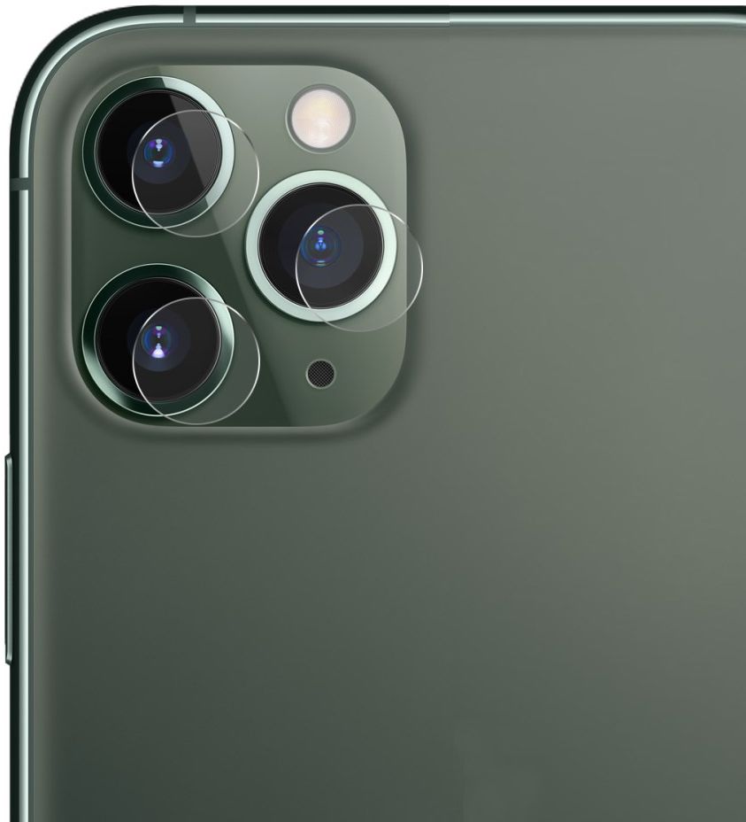 Apple iPhone 11 Pro / 11 Pro Max Camera Lens Arc Edge Tempered Glass afbeelding 1