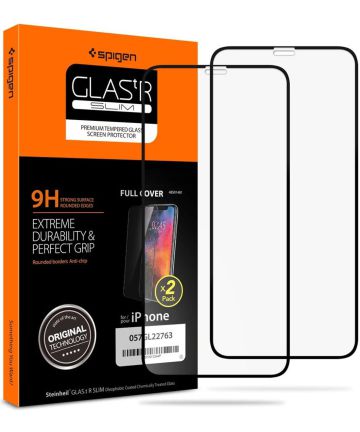 Spigen GLAS.tR Slim Apple iPhone 11 Pro / XS Tempered Glass (2 Pack) Screen Protectors