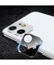 Apple iPhone 11 Camera Lens Metal Ring met Tempered Glass Zwart
