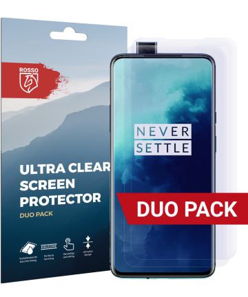 Rosso OnePlus 7T Pro Ultra Clear Screen Protector Duo Pack Screen Protectors
