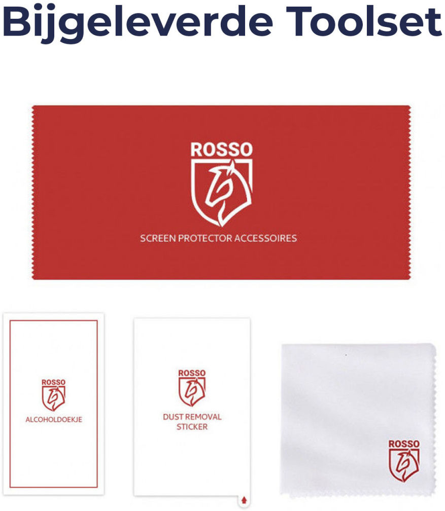 Rosso Xiaomi Redmi Note 8 9H Tempered Glass Screen Protector Zwart afbeelding 4