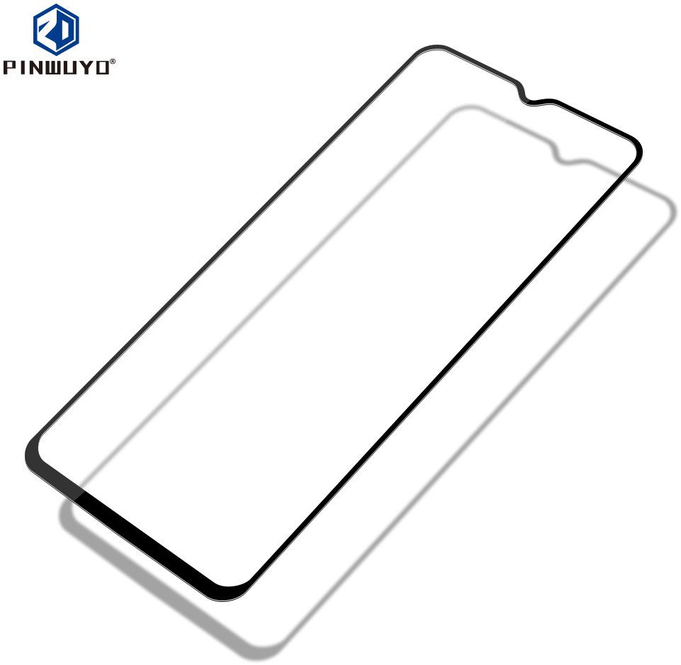 Oppo A9 (2020) Full Cover Tempered Glass Zwart afbeelding 4