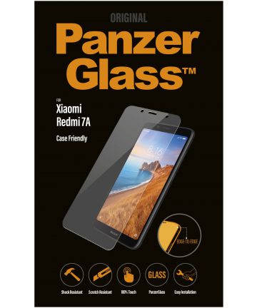 PanzerGlass Xiaomi Redmi 7A Case Friendly Screenprotector Screen Protectors
