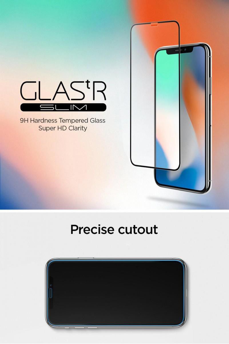 Spigen Apple iPhone 11 Pro Max Tempered Glass Screen Protector 2 Pack afbeelding 5