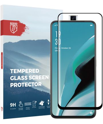 Rosso Oppo Reno2 9H Tempered Glass Screen Protector Zwart Screen Protectors
