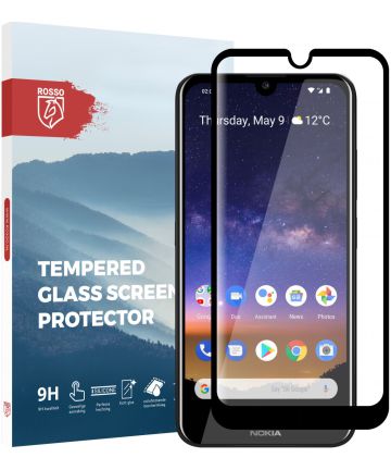 Rosso Nokia 2.2 9H Tempered Glass Screen Protector Zwart Screen Protectors