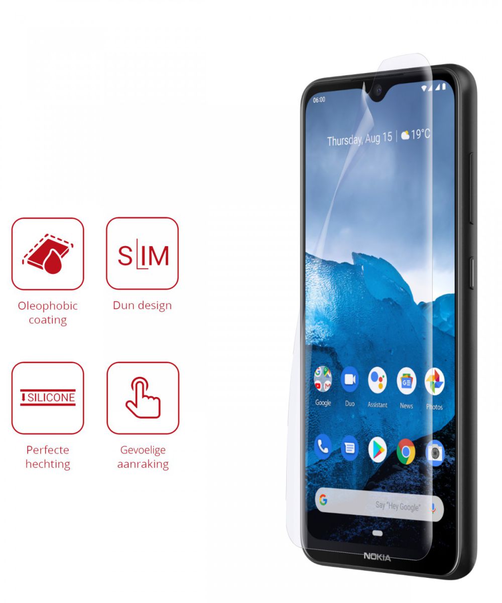 Rosso Nokia 6.2 / 7.2 Ultra Clear Screen Protector Duo Pack afbeelding 2