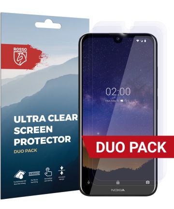 Rosso Nokia 2.2 Ultra Clear Screen Protector Duo Pack Screen Protectors