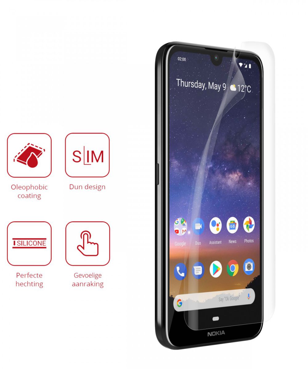 Rosso Nokia 2.2 Ultra Clear Screen Protector Duo Pack afbeelding 2
