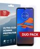 Rosso Motorola Moto E6 Plus Ultra Clear Screen Protector 2-Pack
