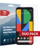 Rosso Google Pixel 4 XL Ultra Clear Screen Protector Duo Pack