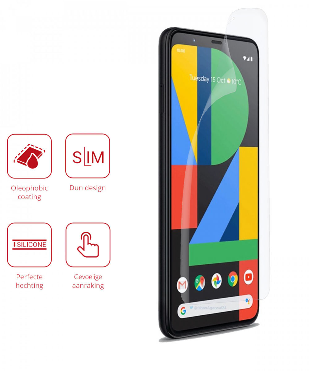 Rosso Google Pixel 4 XL Ultra Clear Screen Protector Duo Pack afbeelding 2