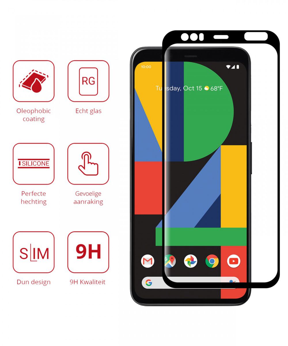Rosso Google Pixel 4 9H Tempered Glass Screen Protector afbeelding 2