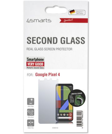 4smarts Second Glass Limited Cover Google Pixel 4 Screen Protectors