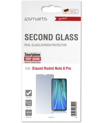 4smarts Second Glass Xiaomi Redmi Note 8 Pro Screen Protectors