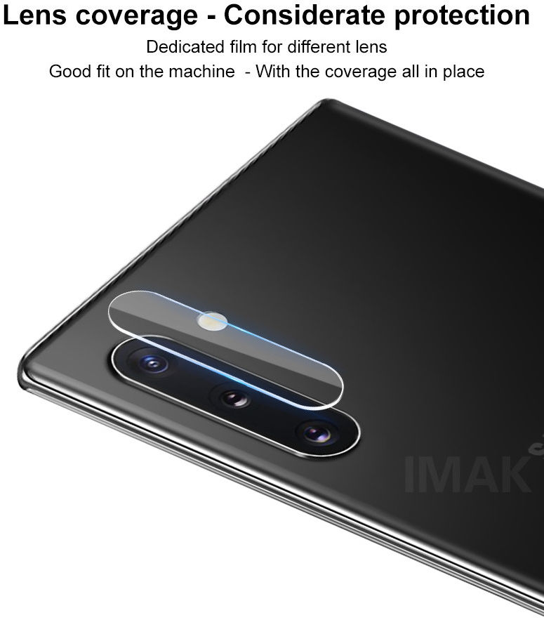 IMAK Samsung Note 10 / Note 10 Plus Glass Camera Protector Duo Pack afbeelding 5