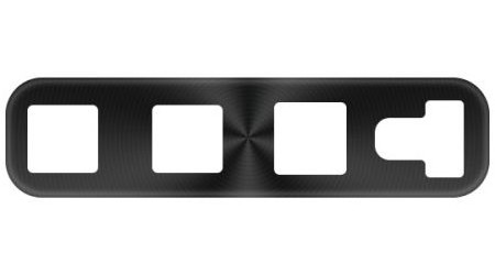 Samsung Galaxy S10 / S10 Plus Camera Lens Metal Ring Protector Zwart afbeelding 2