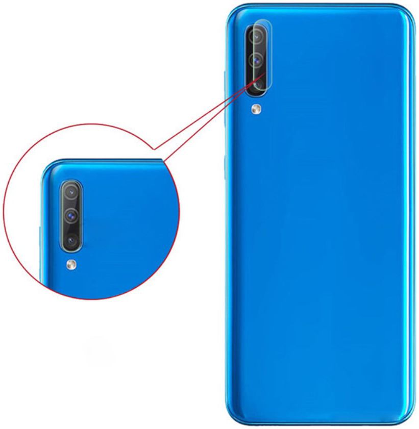Samsung Galaxy A50 Camera Lens Tempered Glass Ultra Clear Duo Pack afbeelding 3
