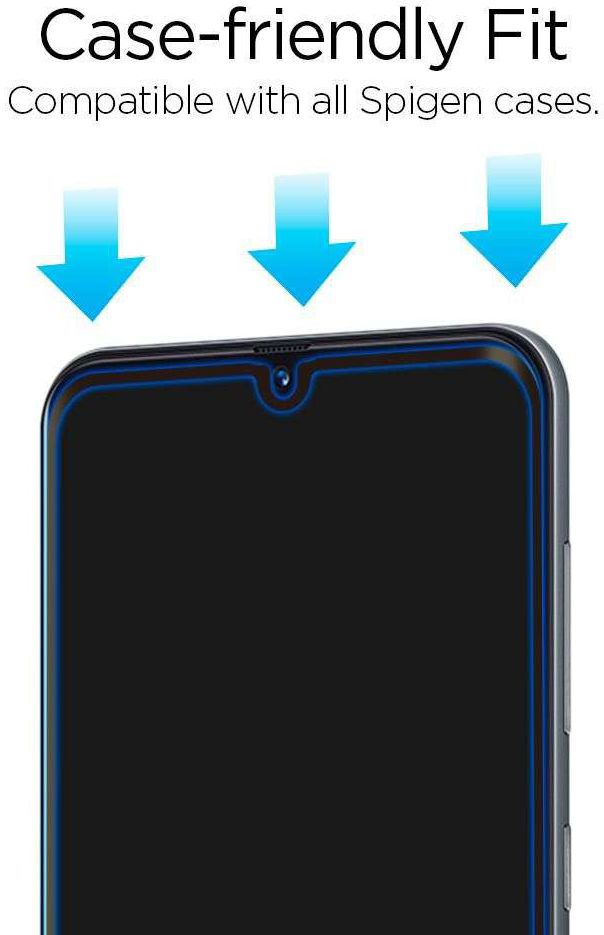 Spigen GLAS.tR Slim Samsung Galaxy A50 Full Cover Tempered Glass Zwart afbeelding 5