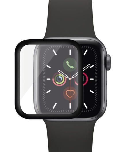 PanzerGlass Apple Watch 44MM Screenprotector Tempered Glass Zwart afbeelding 2