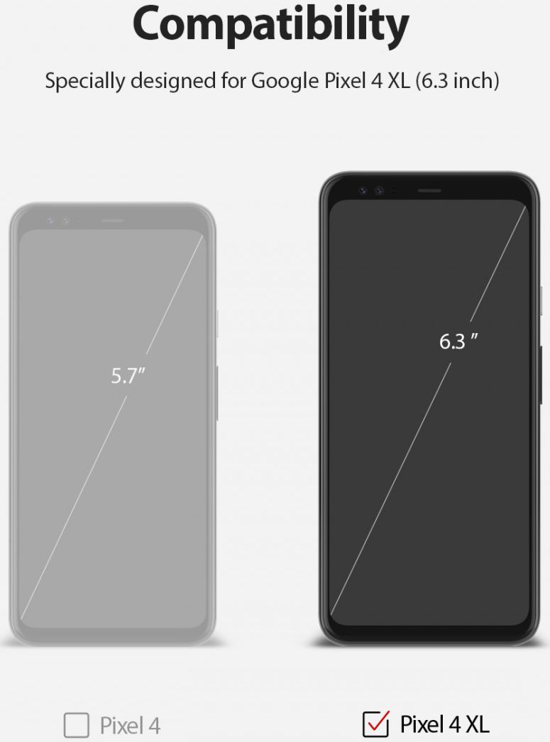 Ringke Dual Easy Film Google Pixel 4 XL Screenprotector (Duo Pack) afbeelding 6