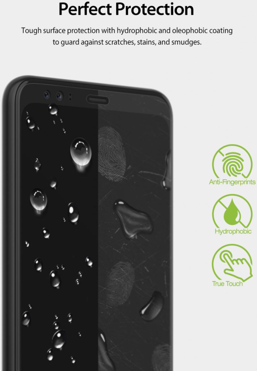 Ringke Dual Easy Film Google Pixel 4 XL Screenprotector (Duo Pack) afbeelding 7