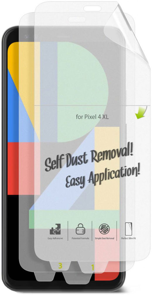 Ringke Dual Easy Film Google Pixel 4 XL Screenprotector (Duo Pack) afbeelding 10
