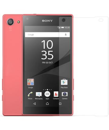 Sony Xperia Z5 Compact Arc Edge Tempered Glass Screenprotector Screen Protectors
