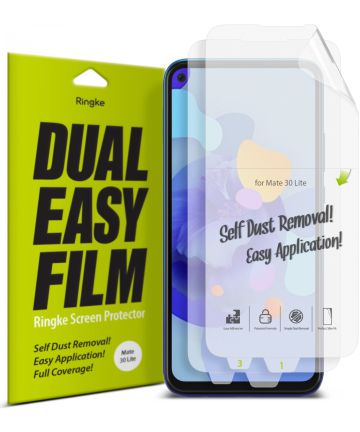 Ringke Dual Easy Huawei Mate 30 Lite Display Folie Protector (2-Pack) Screen Protectors
