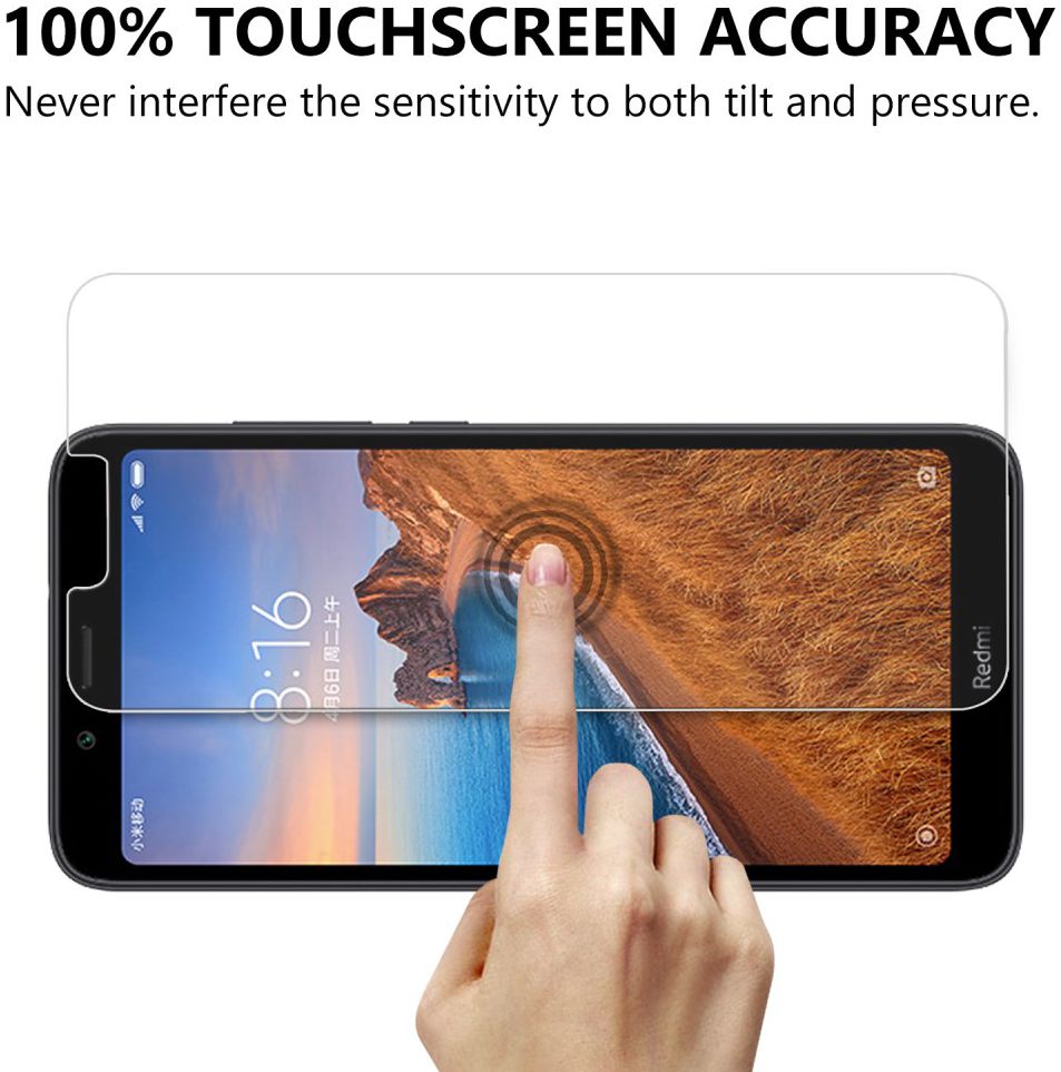 Xiaomi Redmi 7A Tempered Glass Screen Protector afbeelding 6