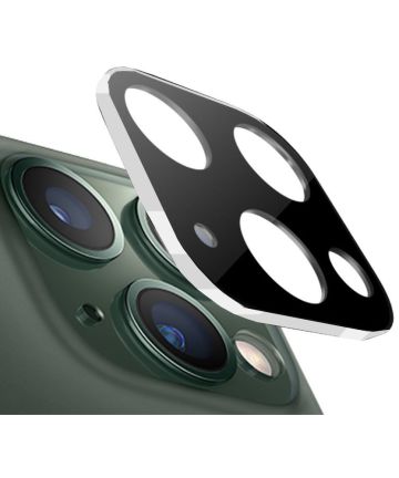 Apple iPhone 11 Pro / Pro Max Camera Lens Metal Ring Protector Zilver Screen Protectors