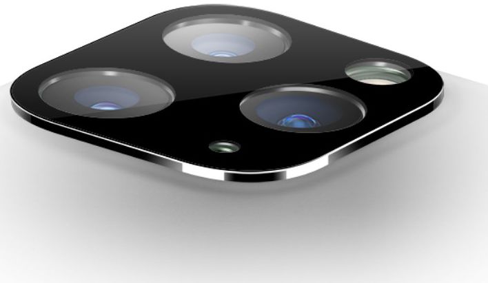 Apple iPhone 11 Pro / Pro Max Camera Lens Metal Ring Protector Zilver afbeelding 2