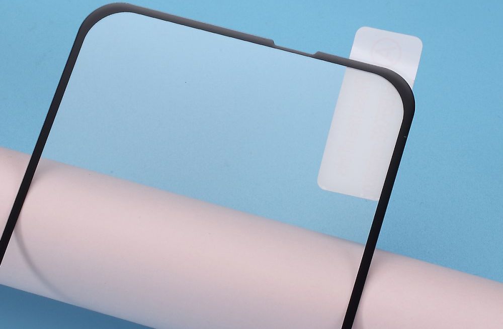 Motorola One Action Tempered Glass Screen Protector Zwart afbeelding 3
