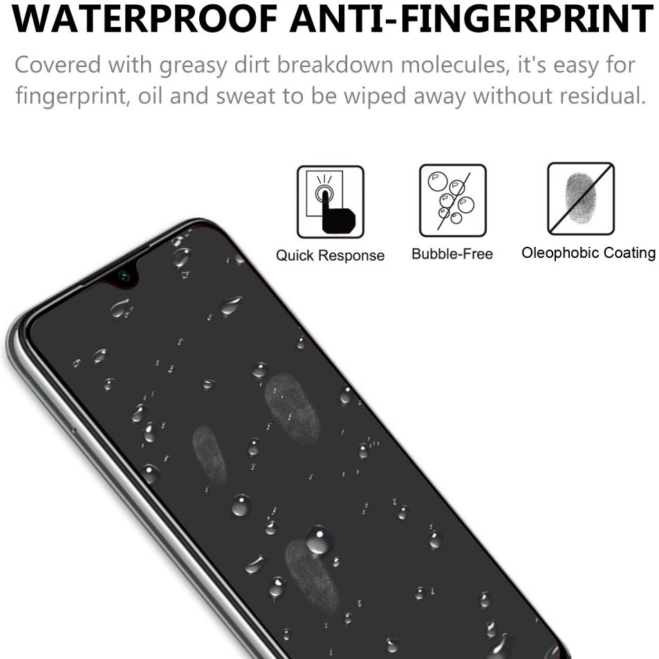 Xiaomi Redmi Note 8T Volledig Dekkende Tempered Glass afbeelding 4
