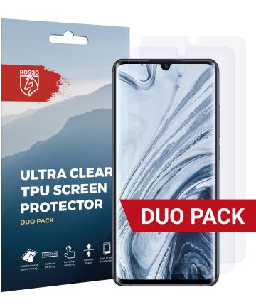 Rosso Xiaomi Mi Note 10 (Pro) Ultra Clear Screen Protector Duo Pack Screen Protectors