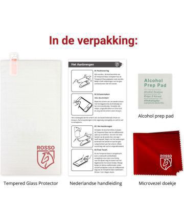 Rosso Xiaomi Mi Note 10 (Pro) 9H Tempered Glass Screen Protector Zwart afbeelding 4