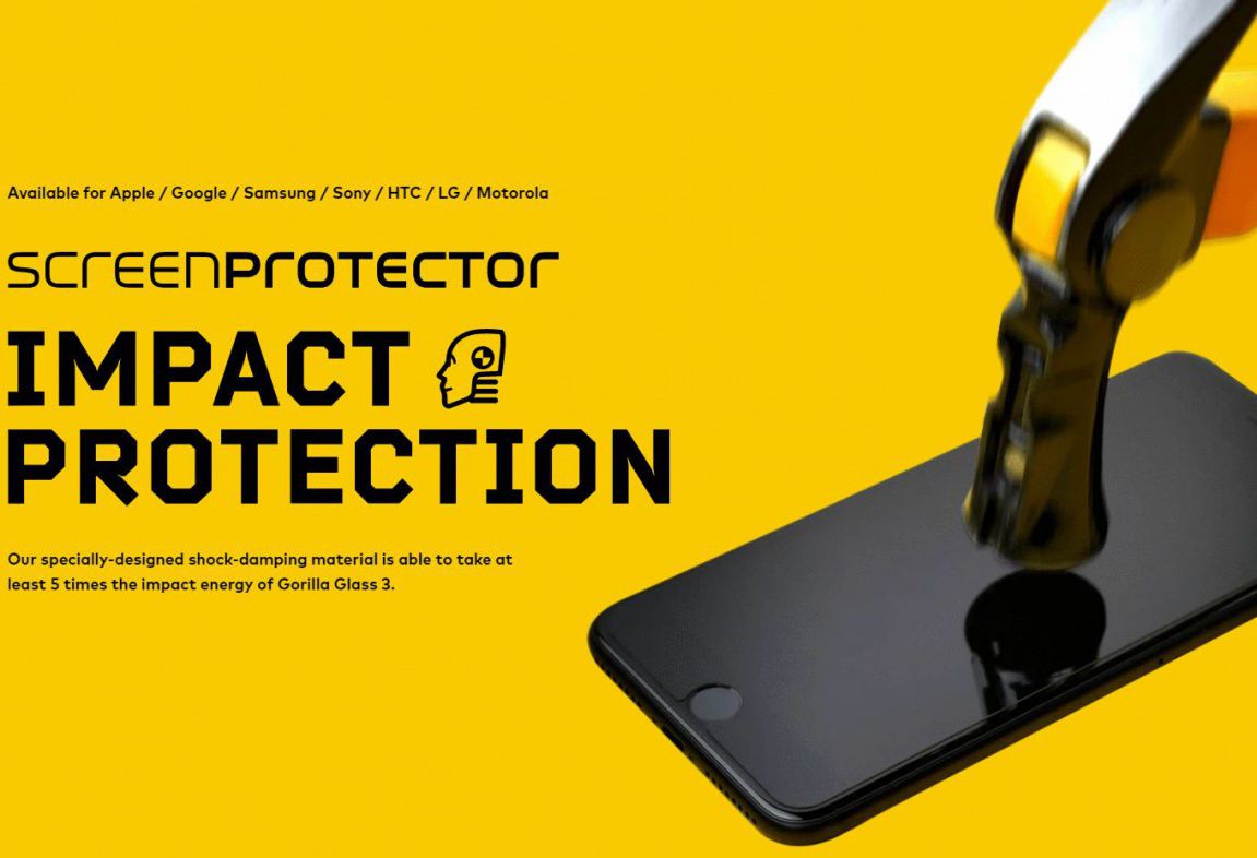 RhinoShield Impact Protection Oppo Reno2 Screenprotector Clear afbeelding 3