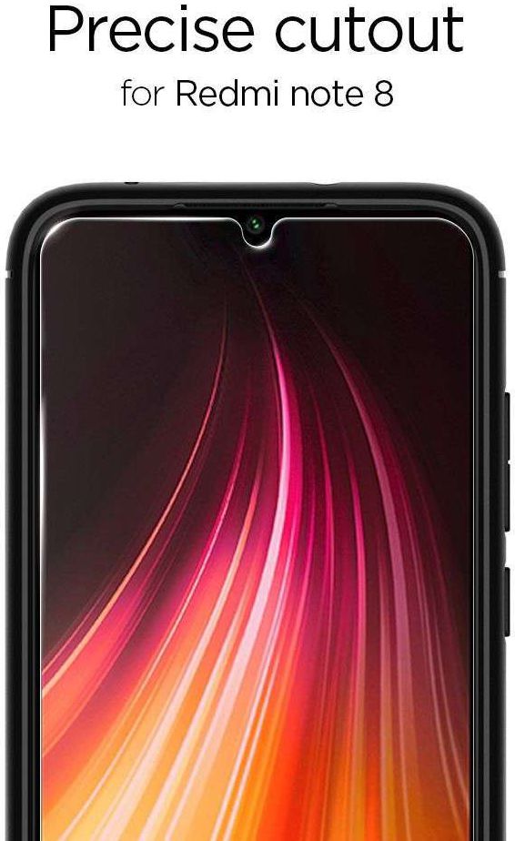 Spigen Redmi Note 8 Pro Tempered Glass Screen Protector 2-Pack afbeelding 2