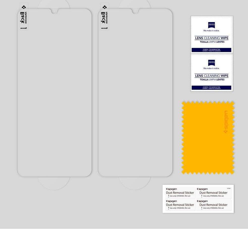 Spigen Redmi Note 8 Pro Tempered Glass Screen Protector 2-Pack afbeelding 6