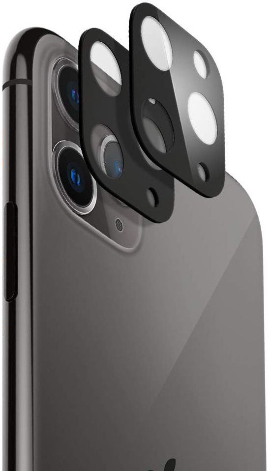 Spigen iPhone 11 Pro (Max) Camera Lens Tempered Glass 2-Pack Zwart afbeelding 8